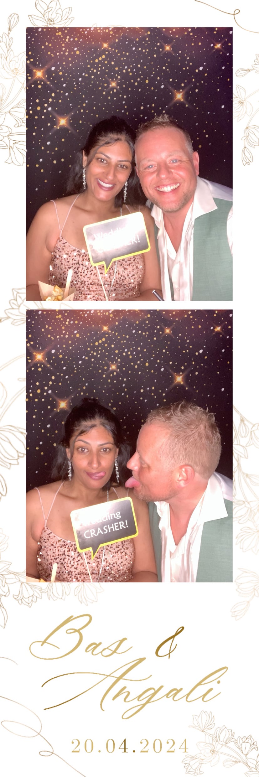 Inspiratie voor custom photobooth strips bij events en bedrijfsfeesten