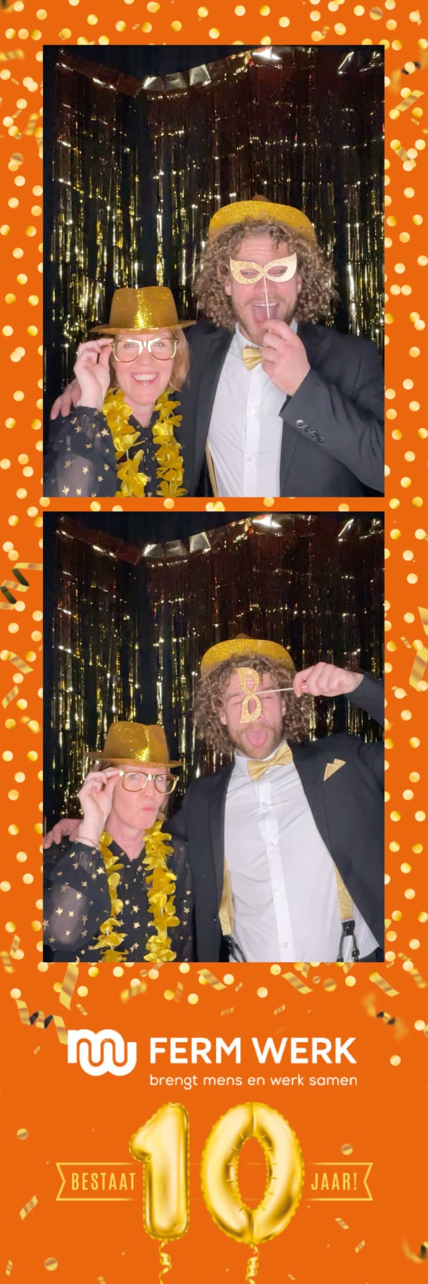 fotostrip bedrijfsfeest hilversum 