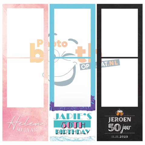 hippe-feest-verjaardag-jarig-photobooth-fotostrips-templates