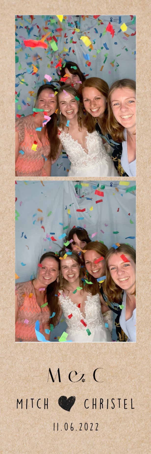 toffe fotostrips van een photobooth