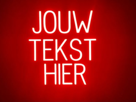 neon rode letters huren