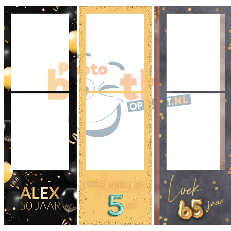 Photobooth fotoprintjes templates in 2025