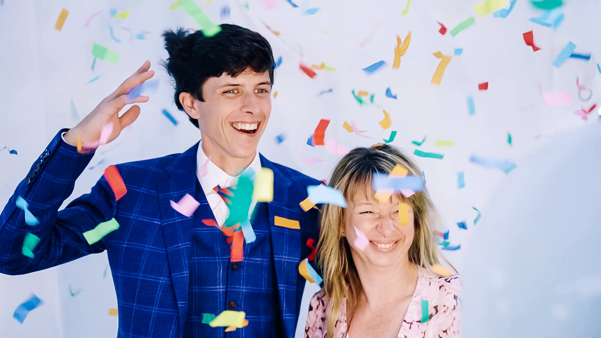 feest met de confetti photobooth